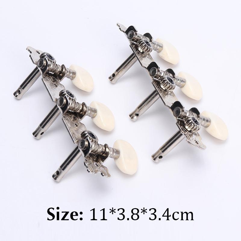 6 Pieces Guitar String Buckle Accessories Triple Tuner Guitar String Tuning Nails Replacement Parts for Guitar