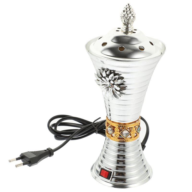 AS60-SPA Brenner Elektrischer Brenner Räucherkessel Eisen Räucherkessel Dekorative Räucherschale EU-Stecker Dekor