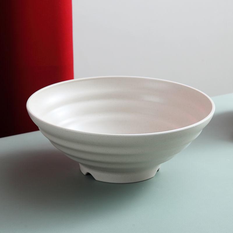 Wheat Straw Tableware Rice Soup Bowl Creative Student Instant Noodles Bowl Household Large Set Plastic Eco Friendly Ramen Bowl