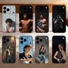 Singer B-Benson B-Boones Slim Phone Case For iPhone 17,16,15,14,13,12,11 Plus,Pro Max,SE4Soft Silicone Black Cover