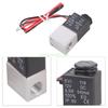 24TE 1/4" for DC 12V 2 Way Normally Closed Pneumatic Aluminum Electric Solenoid Air f