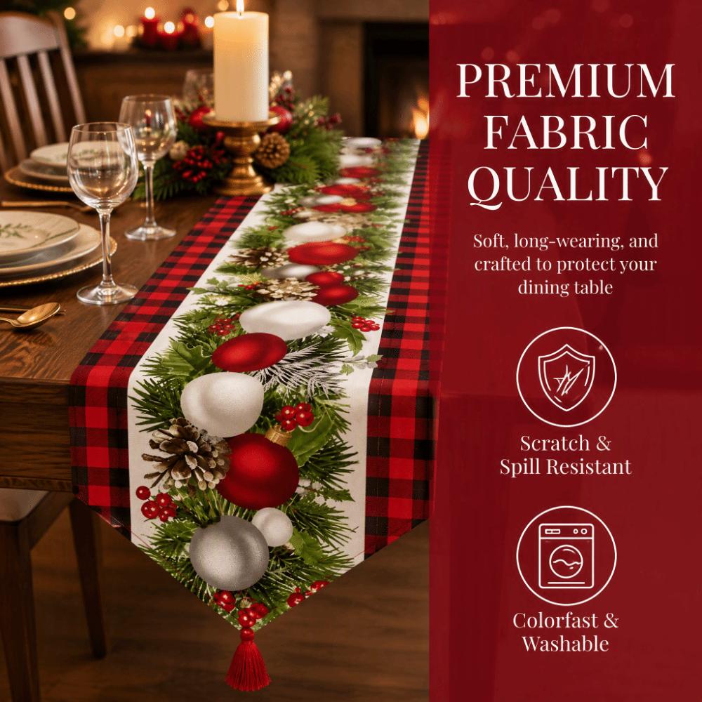 Santa Claus Christmas Table Runner Snowman Merry Christmas Decorations Table Decor  Navidad Gift