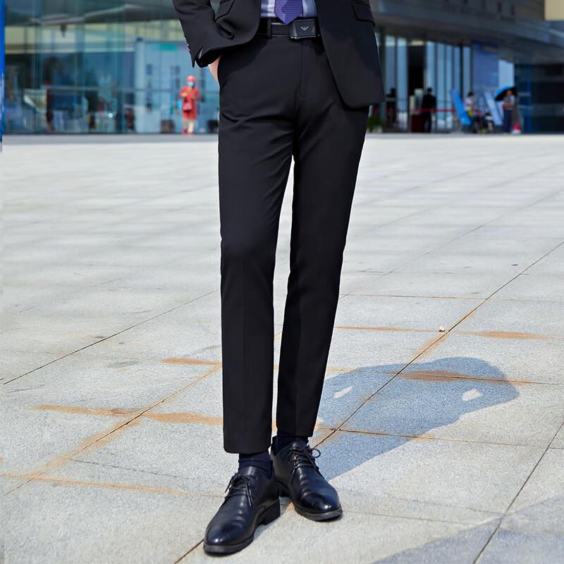 Men's Straight Fit Business Casual Trousers