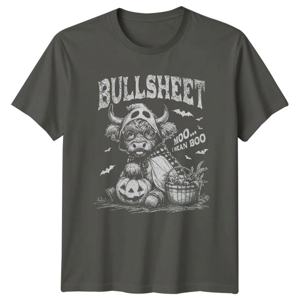 Bullsheet Moo I Mean Boo TShirt Cow Pun Halloween Gift For Him And Her S