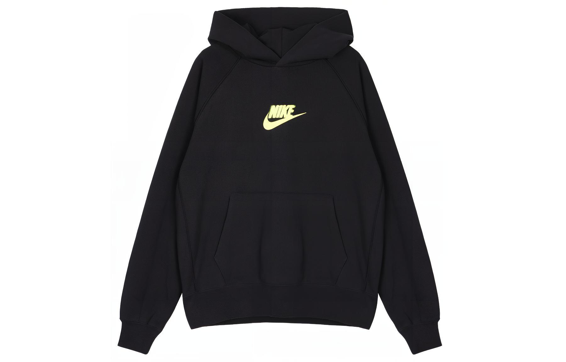 

Nike Sweatshirts Men s Black Hooded Thickened Regular HJ1465-010 L