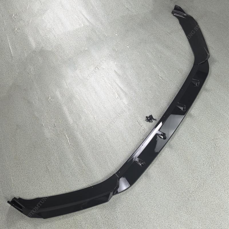 Glänzendes Schwarzes ABS Frontstoßstangenlippe Spoiler Splitter Klinge Diffusor für VW Arteon R-line 2021-2025 Facelift Bodykits Tuning