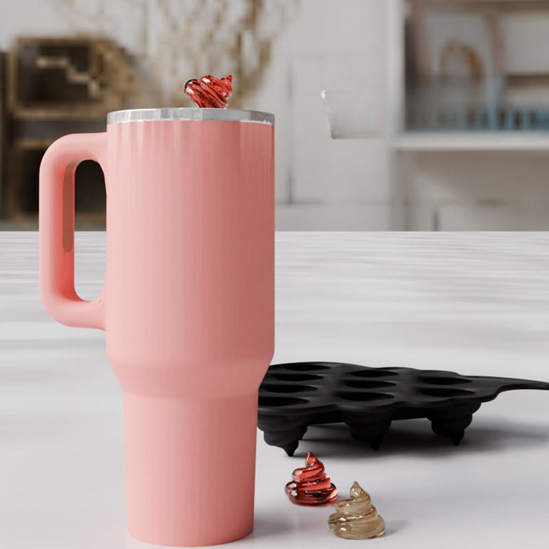 1 stk Whiskey Silikon Isbitform Bæsj Sjokolade Godteri Form Silikon Parodi Bæsj Isboks