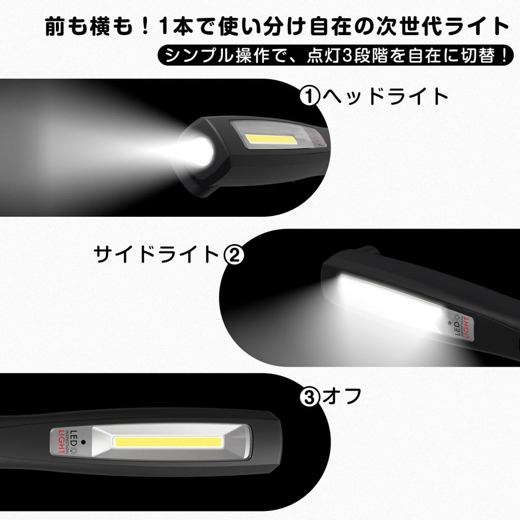 GOODGOODS LED Handheld with Wide Spot High 25m Daylight Ideal for Emergency Bicycle and Headlamp Compatible HL-07C Flashlight, Dual-Bulb, Powerful,