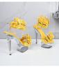 Strap Shoes Butterfly Sexy Super High Heels 15CM Thin Heel Waterproof Platform Sandals Transparent Crystal LFD