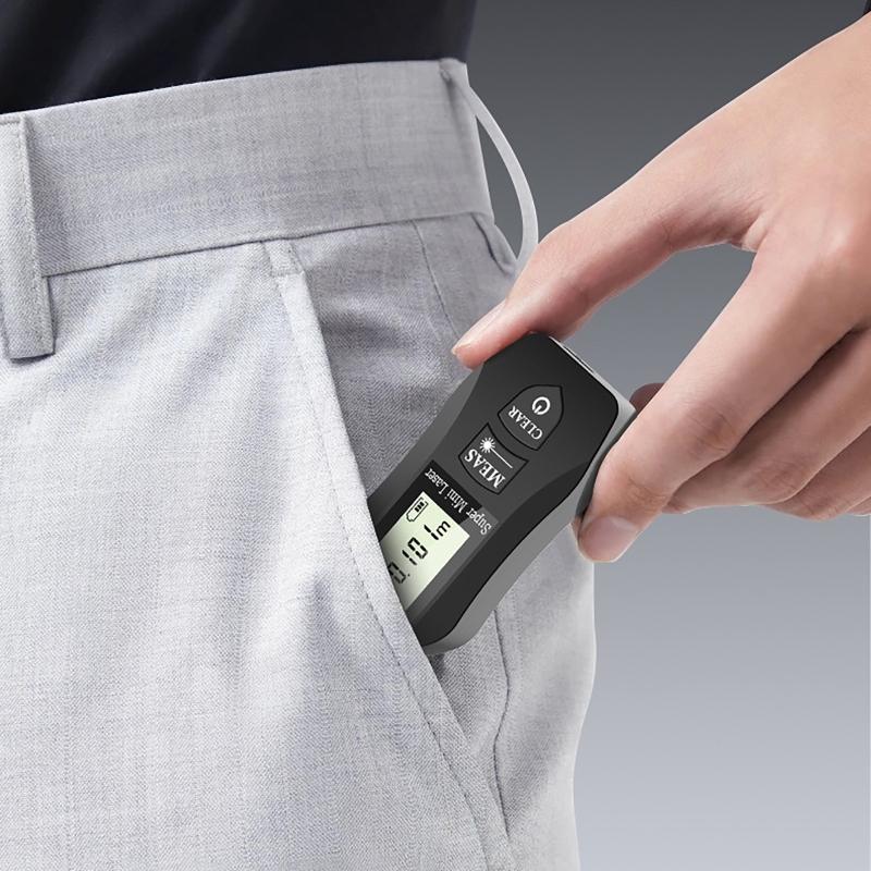 30M Mini Laser Distance Meter Continuous Measurement Electronic Ruler Infrared Measuring Instrument Handheld High-Precision