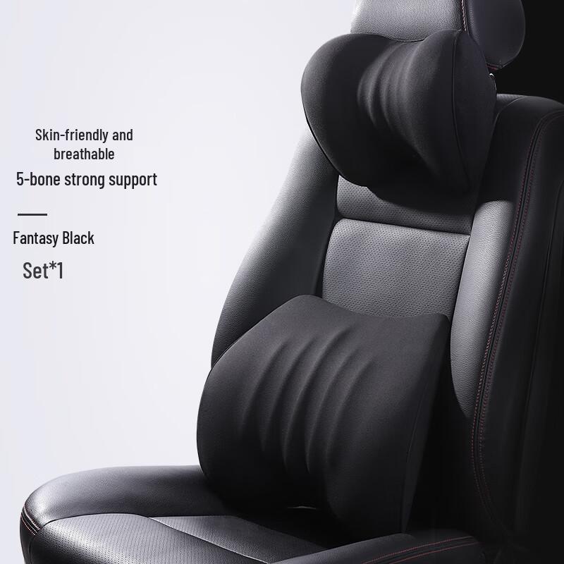 Memory Foam Car Neck & Lumbar Support Cushions