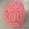 Cappello a Forma di Cervello Horror Lavorato a Maglia a Mano BomHCS - Accessorio per Costume di Halloween