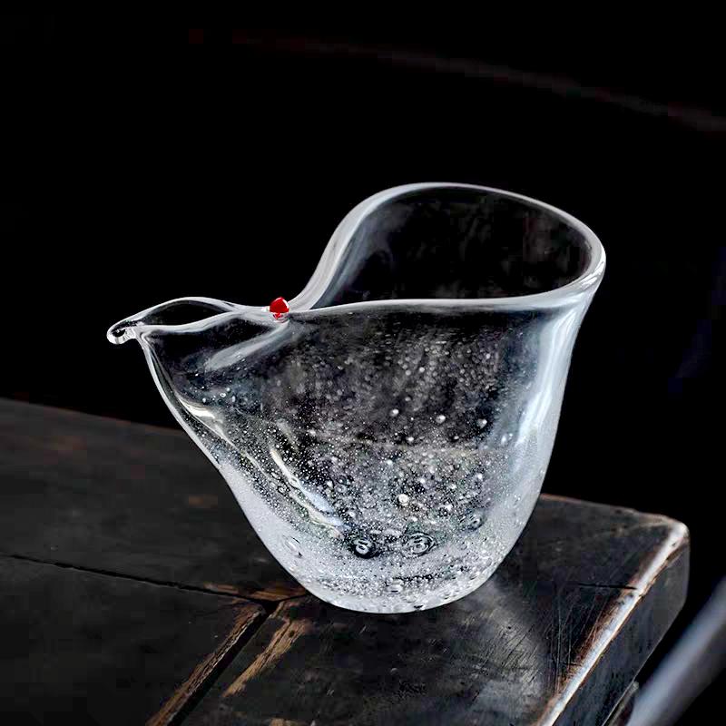 250ML Gourd Air Bubble Glass Fair Cup Tea Pitcher Heat-resistant Kung Fu Tea Fair Mug Chahai Chinese Tea Set Accessories