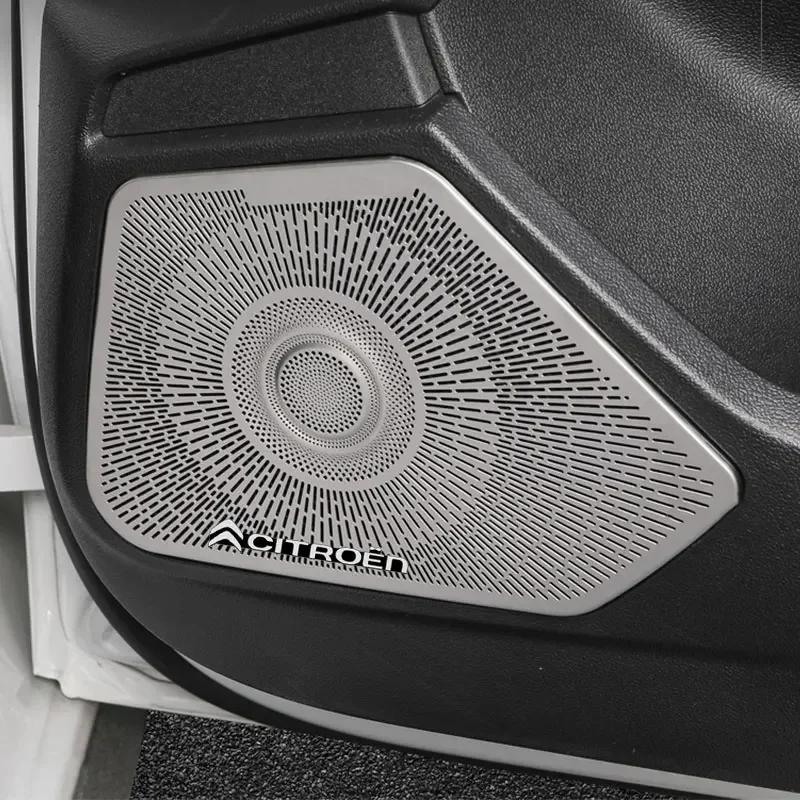 MGHK6 3D Car Audio Stereo Speaker Badge Sticker Decal Accessories For Citroen C1 DS3 C2 C3 C4 Saxo C4L C5 C6 C8 Xsara C3-XR Picasso