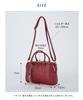 Altro Rose Black Shoulder Bag, Women's Shoulder Tote Bag, 2-Way, Freestanding, Can Be Carried by Hand, Carried, or Crossbody, with Handles, Solid