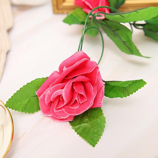Beautiful Fake Flowers Garland Waterproof Faux Silk Flower Easy-Care