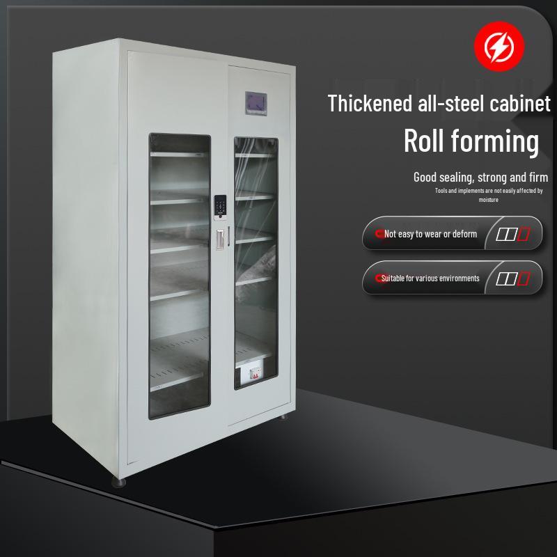 Smart Electrician Tool Cabinet: Automated Dehumidifying & Temperature-Controlled Metal Cabinet
