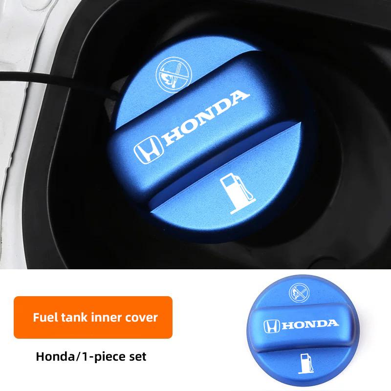 

Car Fuel Tank Cap Cover Frosted Aluminum Alloy Lid Auto Accessories For Honda Civic Accord Fit Jazz Pilot CRV Odyssey Passport синий
