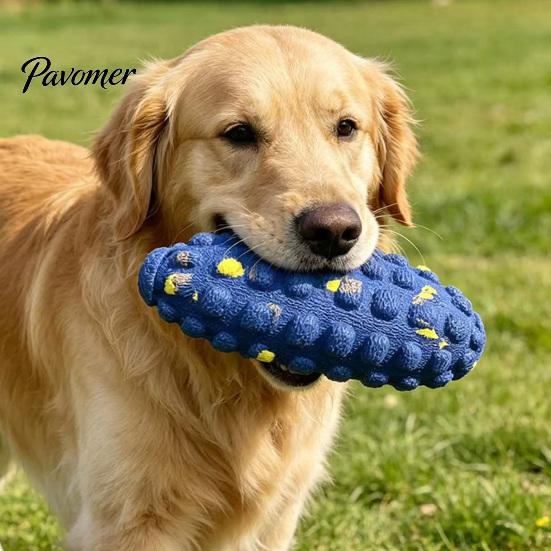 Teeth Cleaning Toys for Medium Dogs High-Resilience Foam Dog Chew Toy, Indestructible Corn Puppy Teething Safe Non-Toxic Pet Toy Aggressive