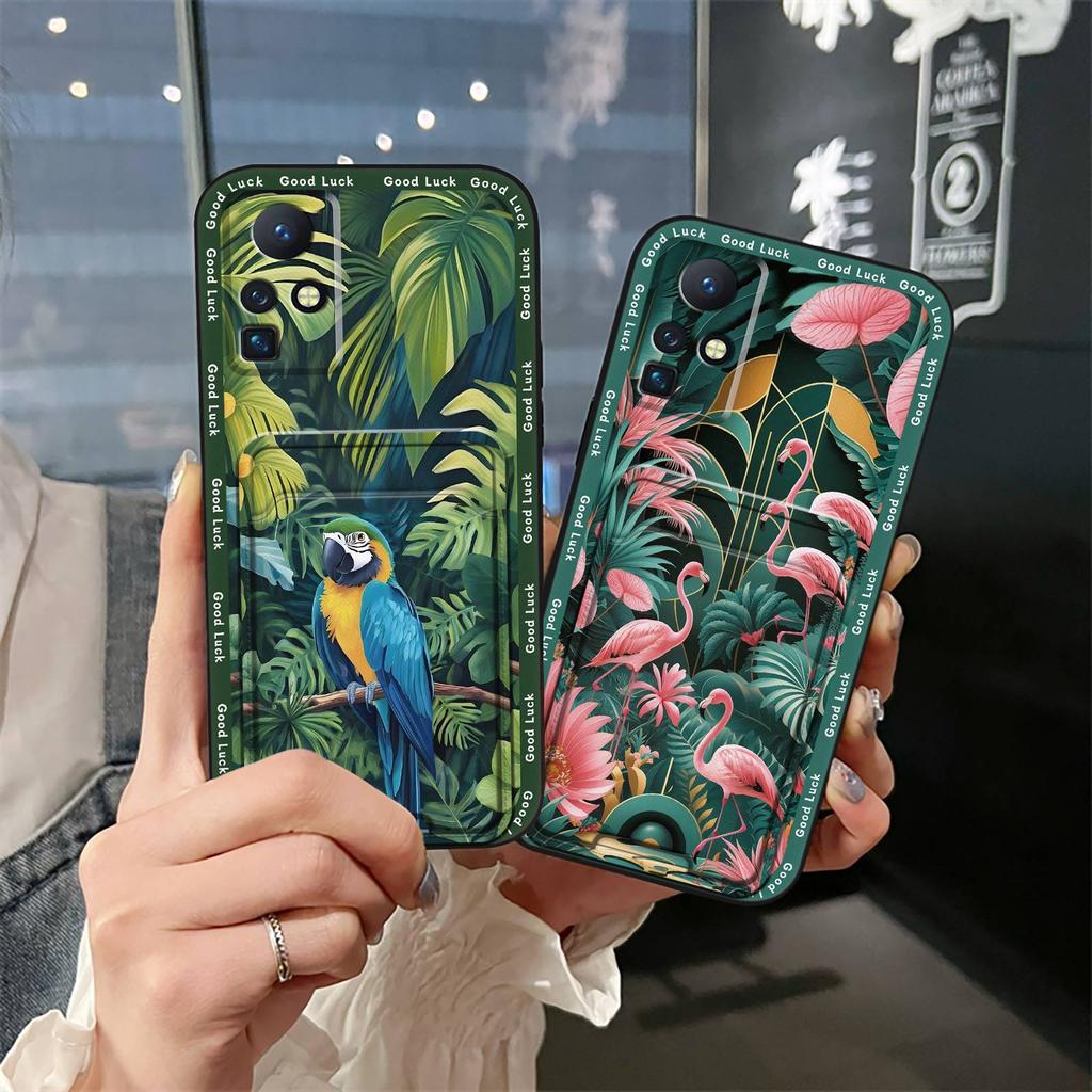 Anti-dust Full Wrap Phone Case For Infinix Zero X/X Pro/X6811/X6811B Shockproof Card Slot Dirt-resistant Protective Cute