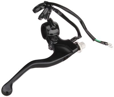 KITACO Rechter Hebelhalter-Set für ohne Spiegel & (Kurz) Affe, etc., Halter, Schwarz, 525-0700001