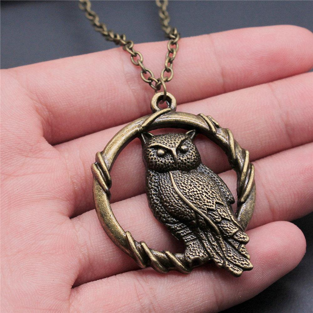 45cm Or 70cm Long Chain Necklace Bird Vintage Jewelry Supplies QN009