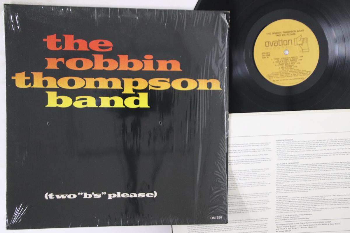 

LP Record ROBBIN THOMPSON BAND - (Two b s Please) OV1759 OVATION 1980 US Rock Used