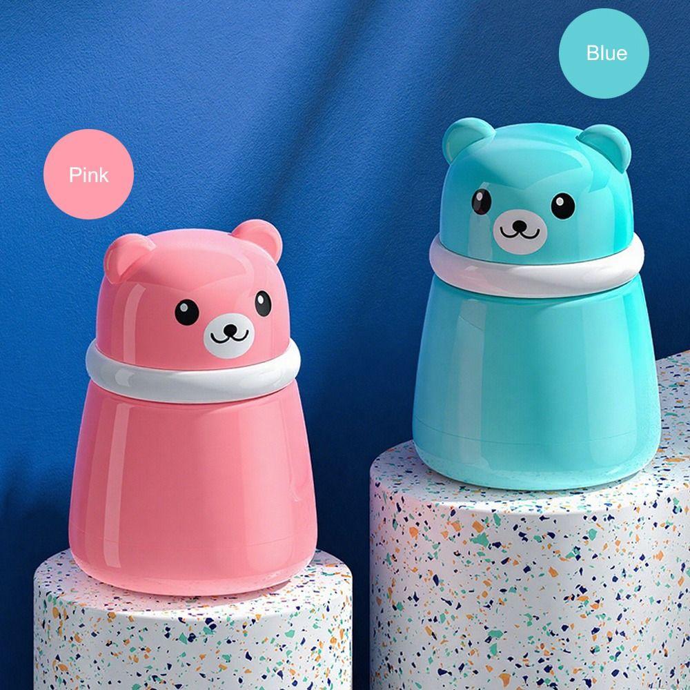 Soft Applicator Bear Shaped Powder Puff Container Seal Lid Portable Design Baby Powder Puff Box Cute Cartoon Bear Empty Box