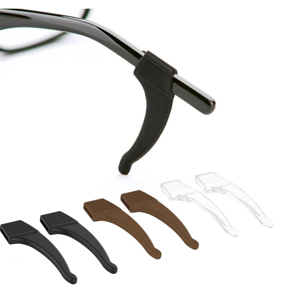 Universal Anti-Slip Silicone Eyeglass Temple Tips Sleeve Sports Running Use Soft Glasses Ear Grips Eyewear Leg Sleeve Supplies