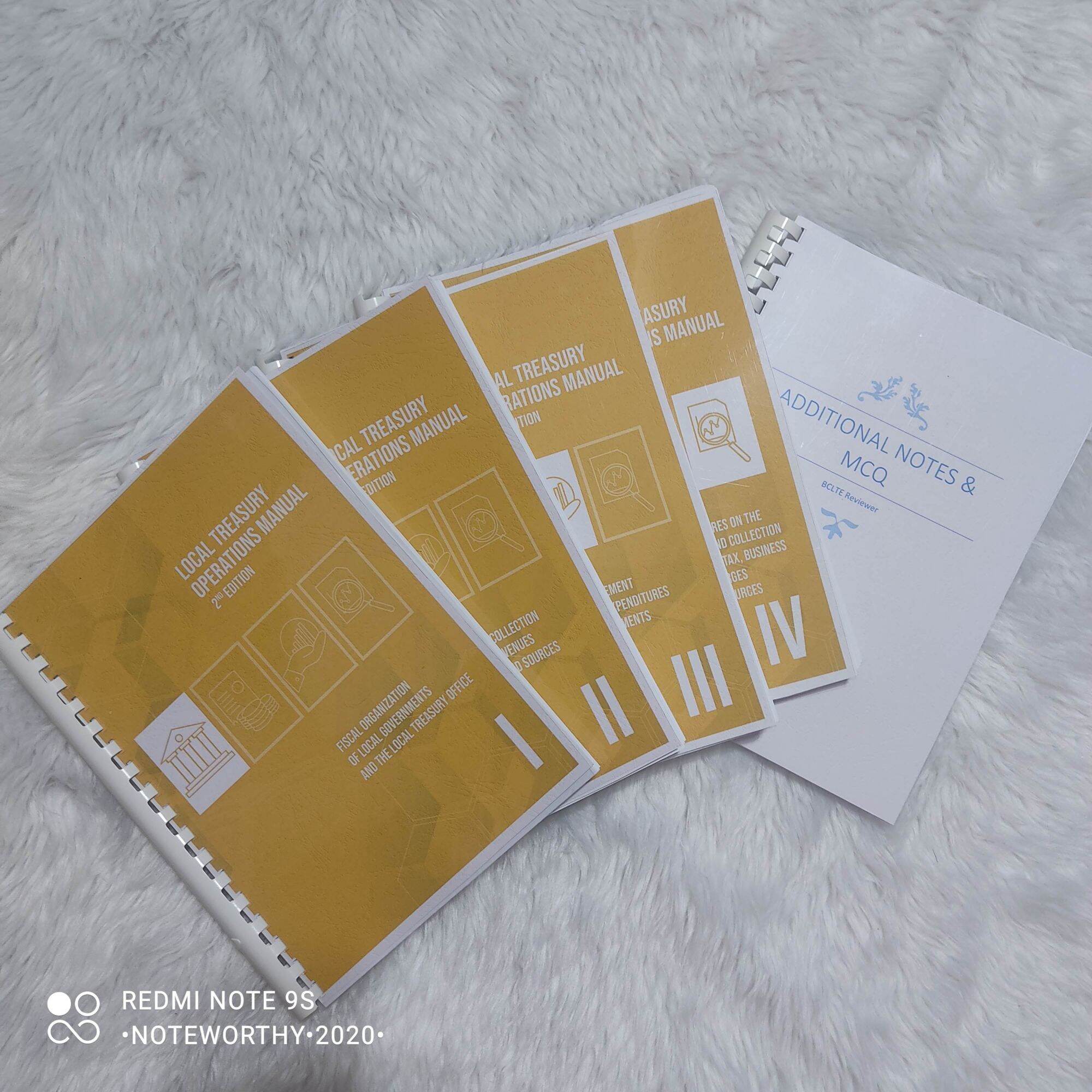 BCLTE LTOM Local Treasury Operations Manual Reviewer 2nd Ed w/ Additional Notes and MCQs A5 (Booklet)