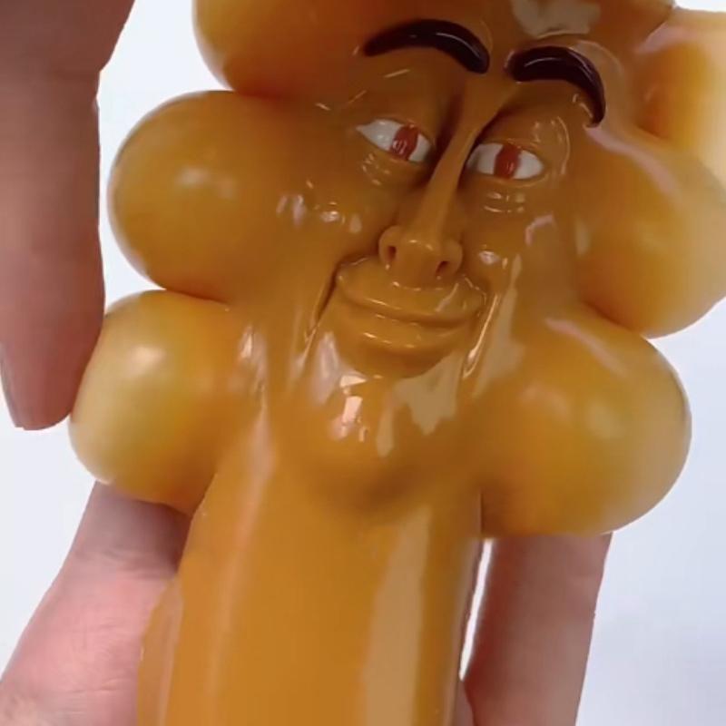 1/3 Piezas Italian Brainrot Tung Sahur Juguetes Squishy Soplando Juguete para Aliviar el Estrés Juguetes de Broma para Niños Meme Divertido Fiesta Regalos de Cumpleaños