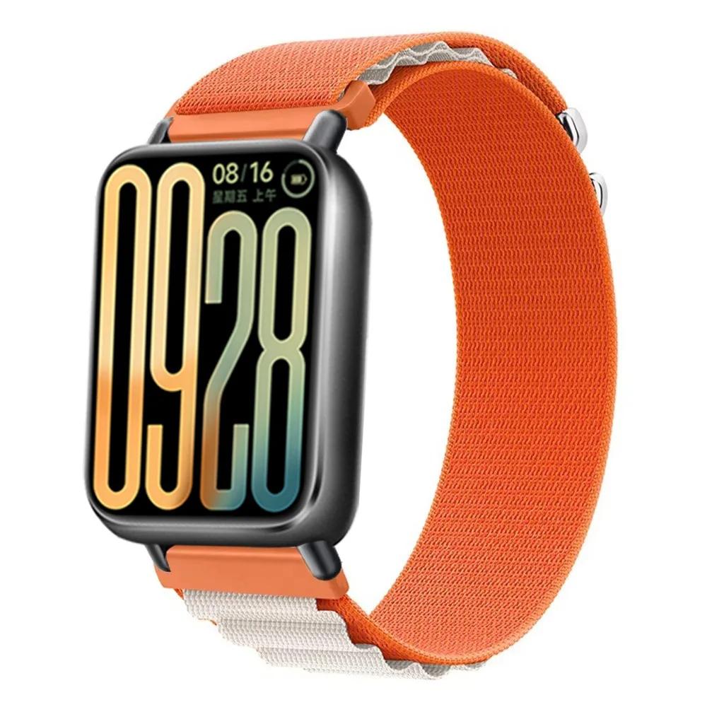 Nylonowy pasek Alpine Loop do Redmi Watch 4/5/6 Sport Oddychająca bransoleta Smartwatch do Xiaomi Mi Band 8 Pro/9 Pro Pasek Correa