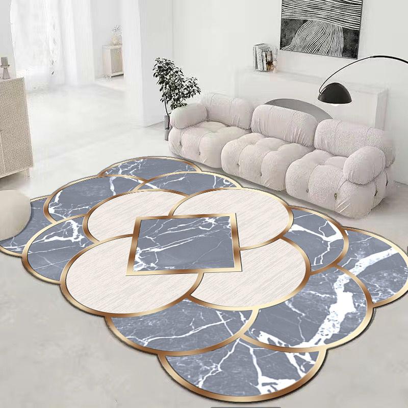 Irregular Marble Carpet Living Room Dirt Resistant Wear-resistant Easy To Maintain Carpet