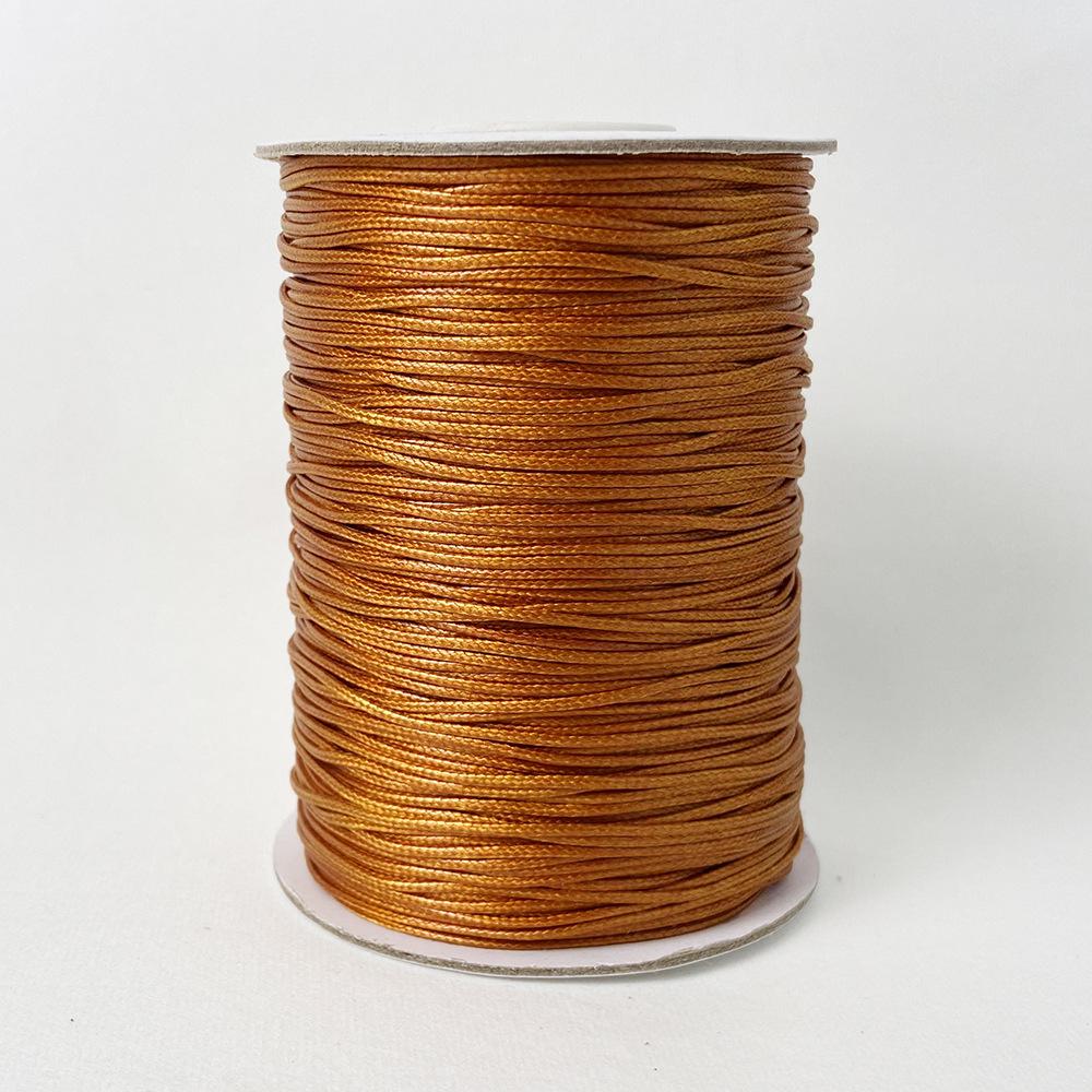 1mm Korean Waxed Rope: Jewelry & Pendant Necklace/Braided Bracelet with PU Leather