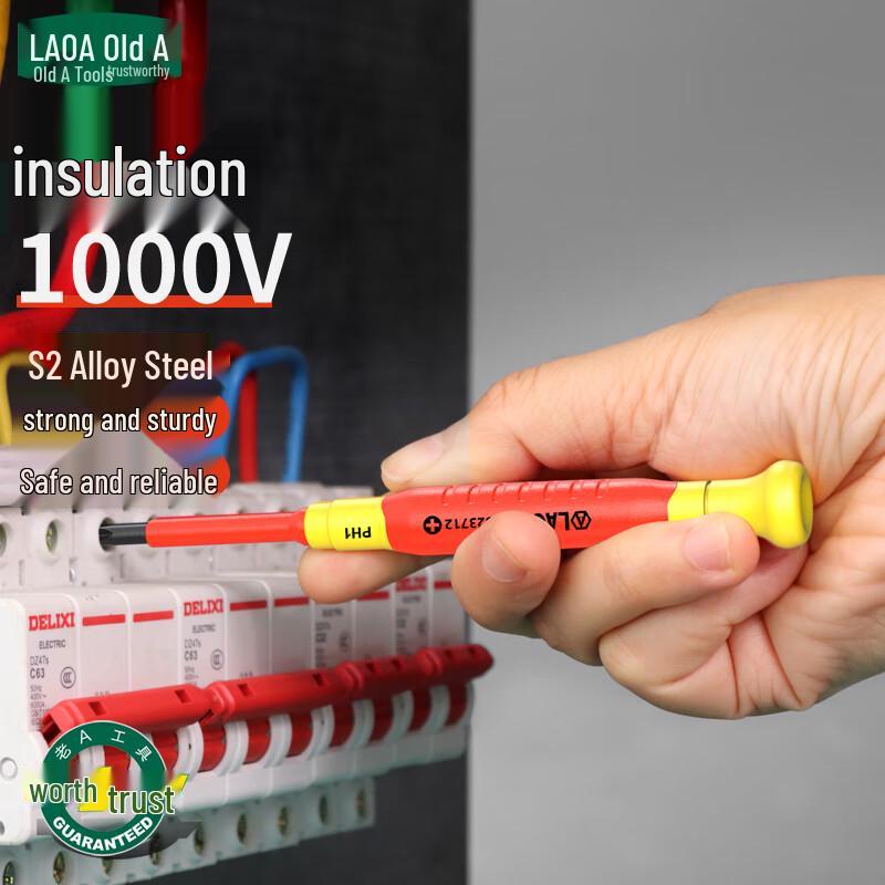 LAOA Insulated Precision Flathead Screwdriver
