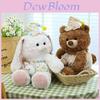Sleepy Bear Plush Toy With Soft Short Pile For Kids And Gifts