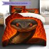 Cartoon Pattern Bedding Quilt Set Quilt Cover Pillowcase Home Decoration Birthday Gift (1 * Duvet Cover + 2 * Pillowcase, Without Core)