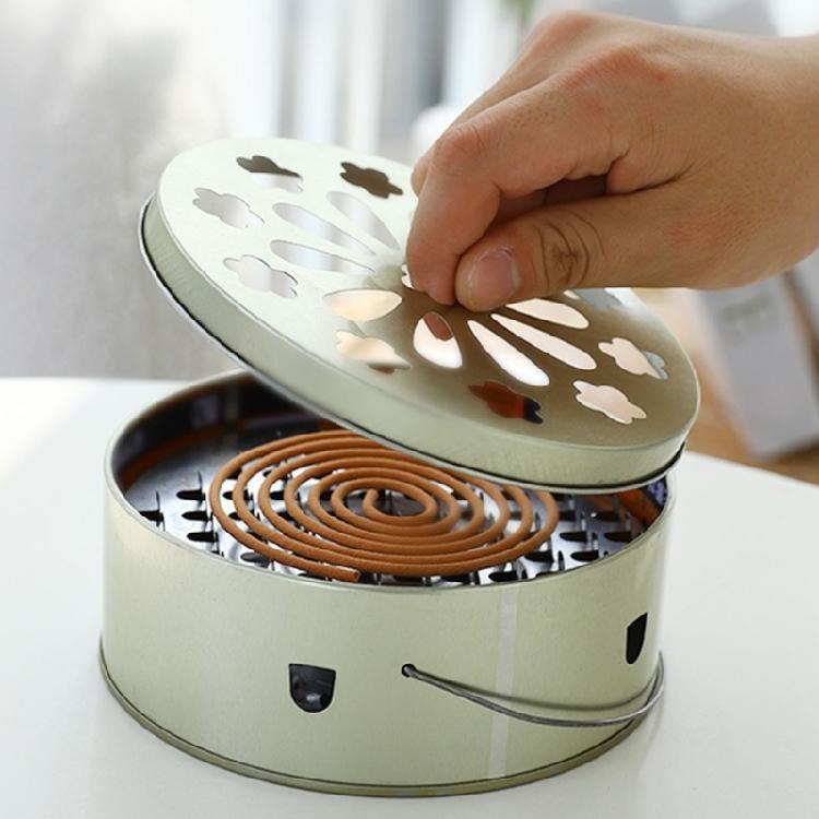 Mosquitoes Expel Tray Box Featuring Carrying Handle And Removable Lid Portable Outdoor Essential With Ventilation Holes