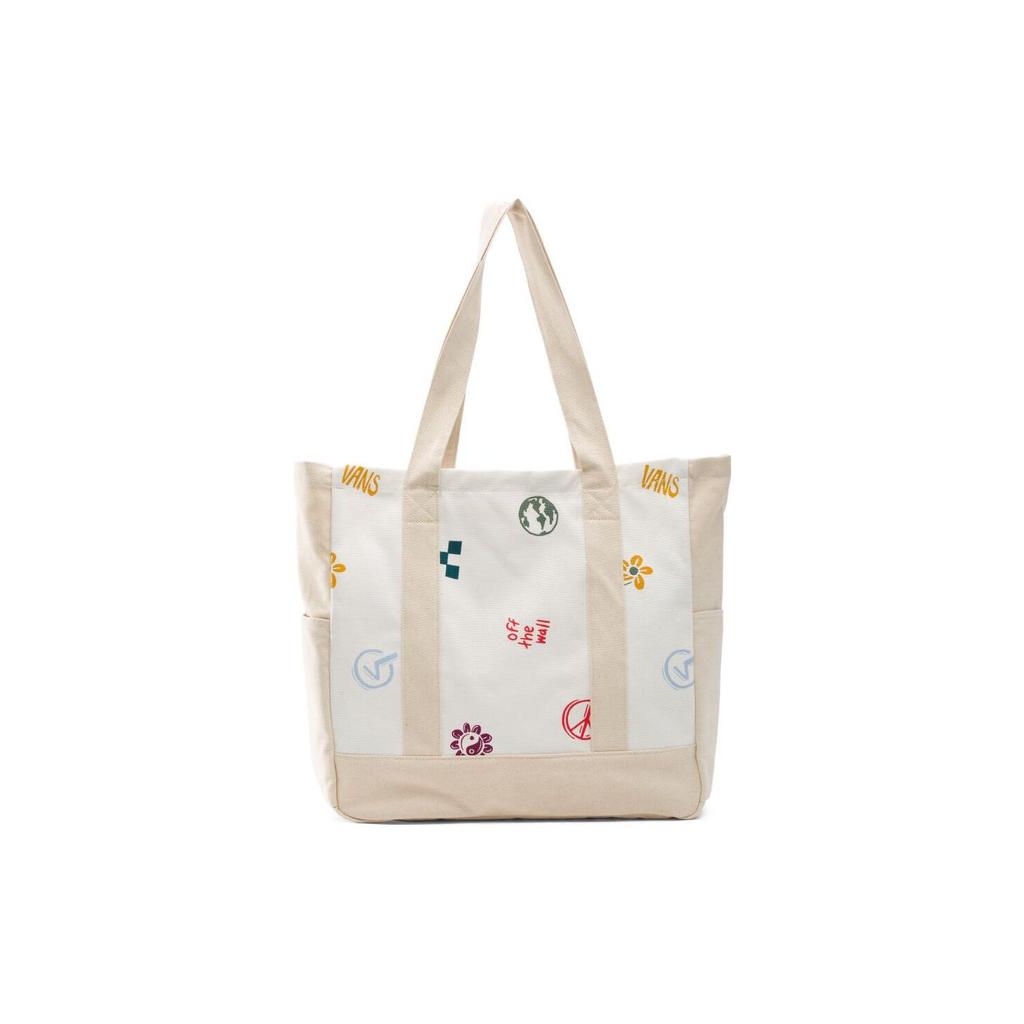 Vans Sports Casual Top Handle Cotton Tote Bag Shopping Bag Handheld Shoulder Bag Unisex Tote Bags VN0A7SCM7VJ1