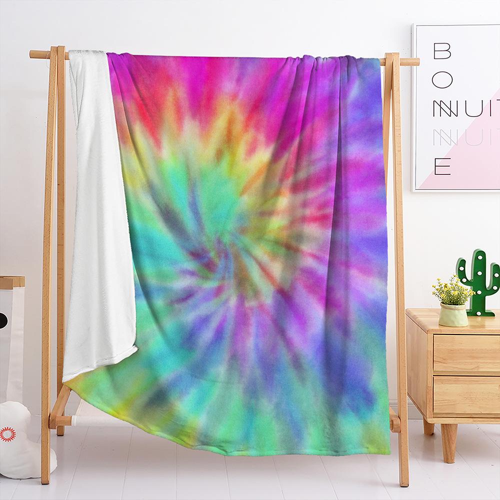 

Blanket Flannel Blanket Color Gradual Change Panda 3D Digital Printing Blanket Blanket 120X90cm