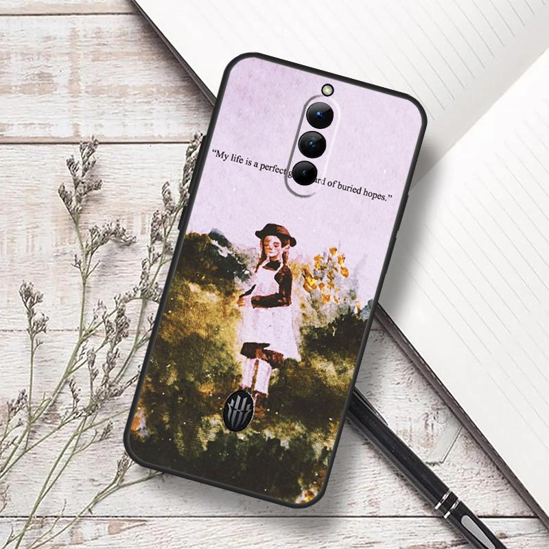 Anne of Green Gables Case For ZTE Nubia Red Magic 7S 6S 7 Pro RedMagic 10 Air 8S 9S 10S 8 9 10 11 Pro Plus Funda