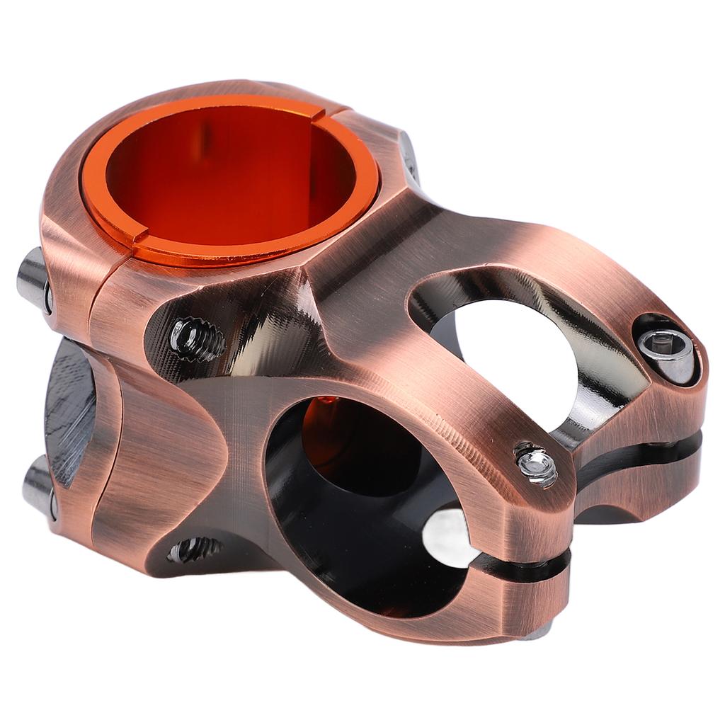 Mountain Bike Short Handlebar Stem 0 Degree Hollow Aluminum Alloy   Stem Part