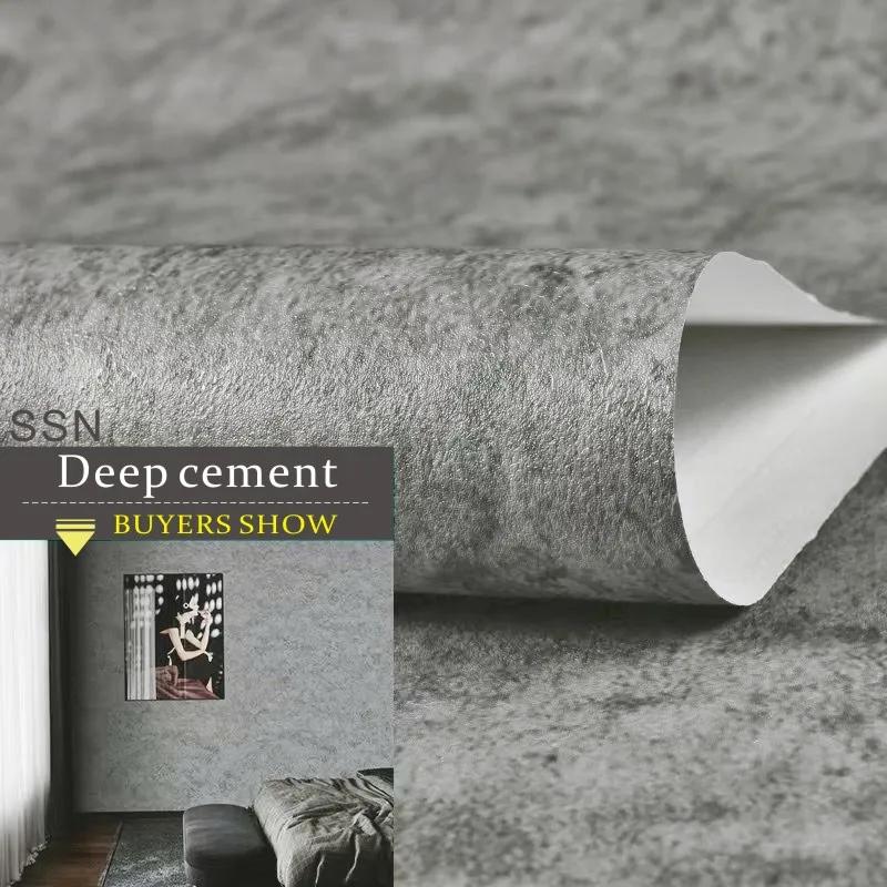 Cement Adhesive Sticker for Furniture Decoration Living Room Wallpaper Bedroom Film Vinyl PVC Waterproof Wallstickers Room Decor