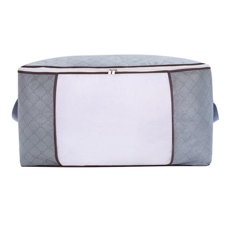 Borsa porta piumone grigia impermeabile - Organizzatore per vestiti in tessuto non tessuto antipolvere
