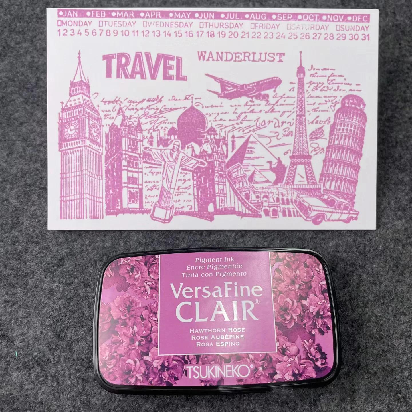 New Colors 1pc Tsukineko VersaFine Clair Quick Dry Detail Ink Pad Making Greeting Cards/smearing Seal
