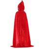 Pelerină de Halloween din catifea pentru copii și adulți - Pelerină costum cosplay de vrăjitoare sau secerător