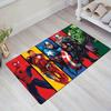 1pc Marvel Avengers Super Heroes Area Rug, Non Slip Floor Mat, Cartoon Character Design, Soft Velvet, Room Decor, Washable