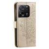 For Xiaomi 13T Pro/13T/Redmi K60 Ultra Case Mandala Flower Imprinted Leather Cover with Strap