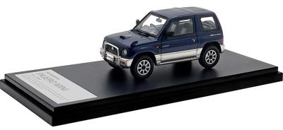 Hi Story Mitsubishi Pajero MINI Mariana Silber Fertigprodukt 1/43 VR-II (1994) Blau/Symphonisch