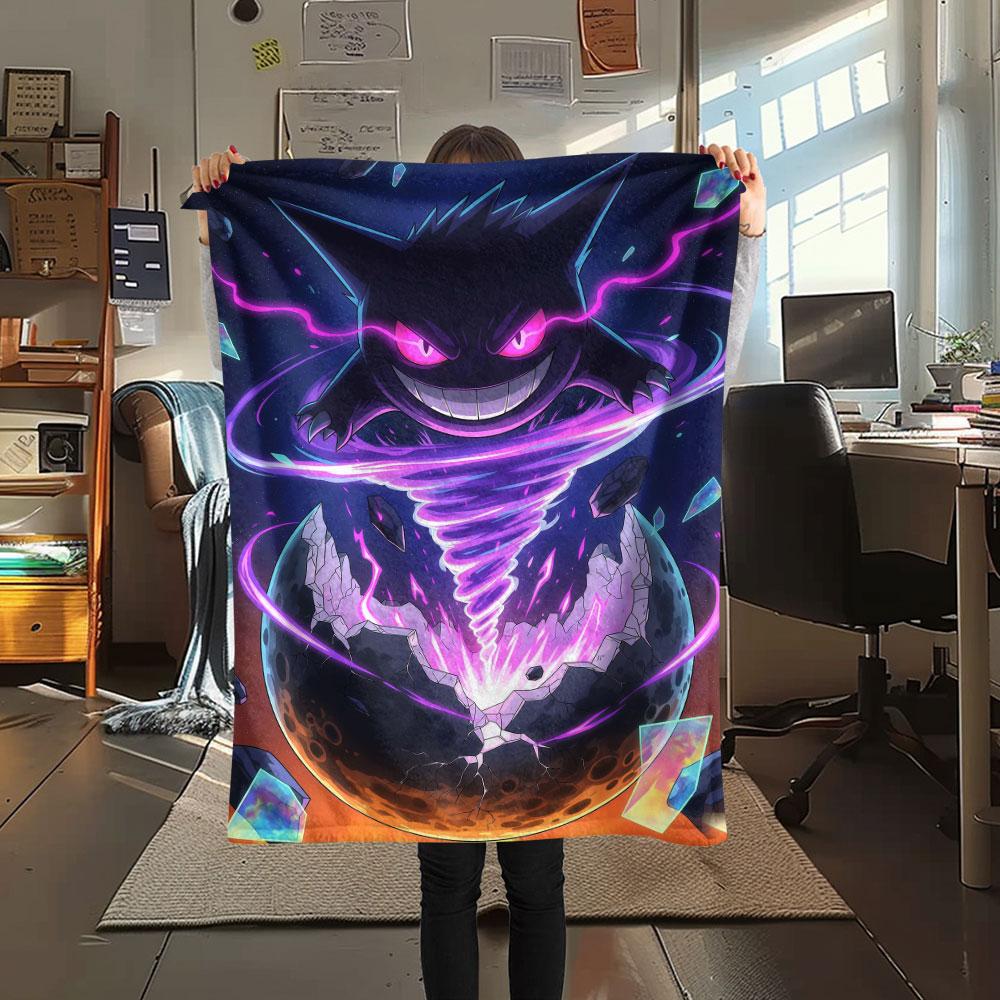 

1Pc Cute things Print Flannel Blanket, High quality Comfortable for All Seasons, Home Decor, Warmth and Comfort, Perfect for Christmas Gifts 80cm x 120cm
